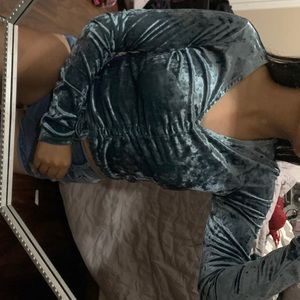 Velvet long sleeve